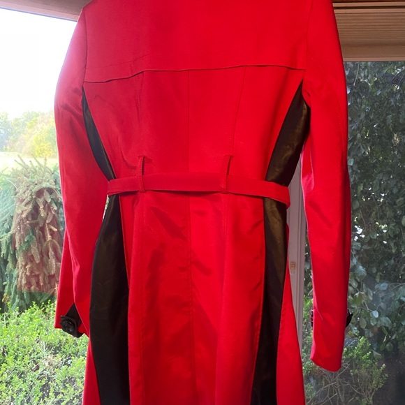 Kelyna Paris red & black coat size medium - Picture 8 of 9